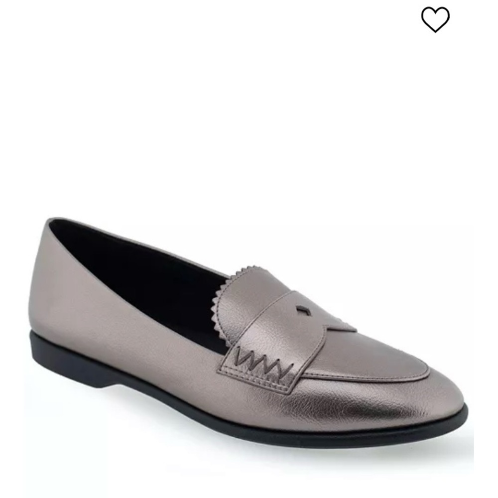 Aerosoles Benvenuto Casual Loafer Size 11 Graphite Polyurethane NIB